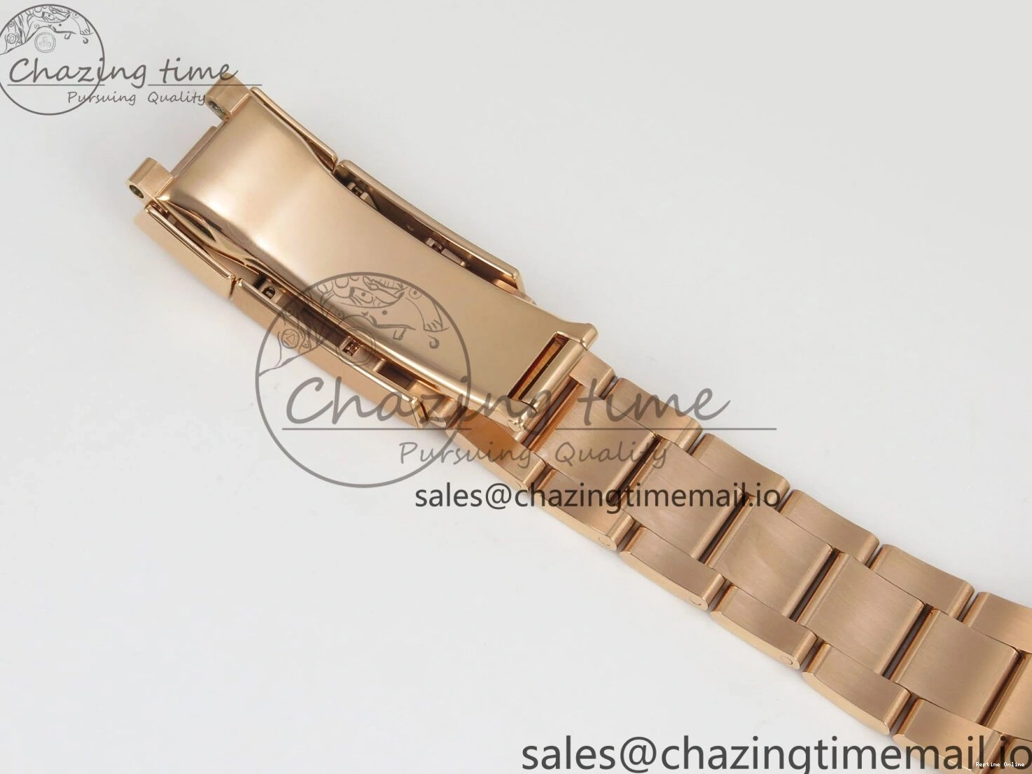 0203 FlexibleFit Daytona 116595 RBOW Rainbow IPKF Best Edition Black RG Dial on RG Bracelet DD 276